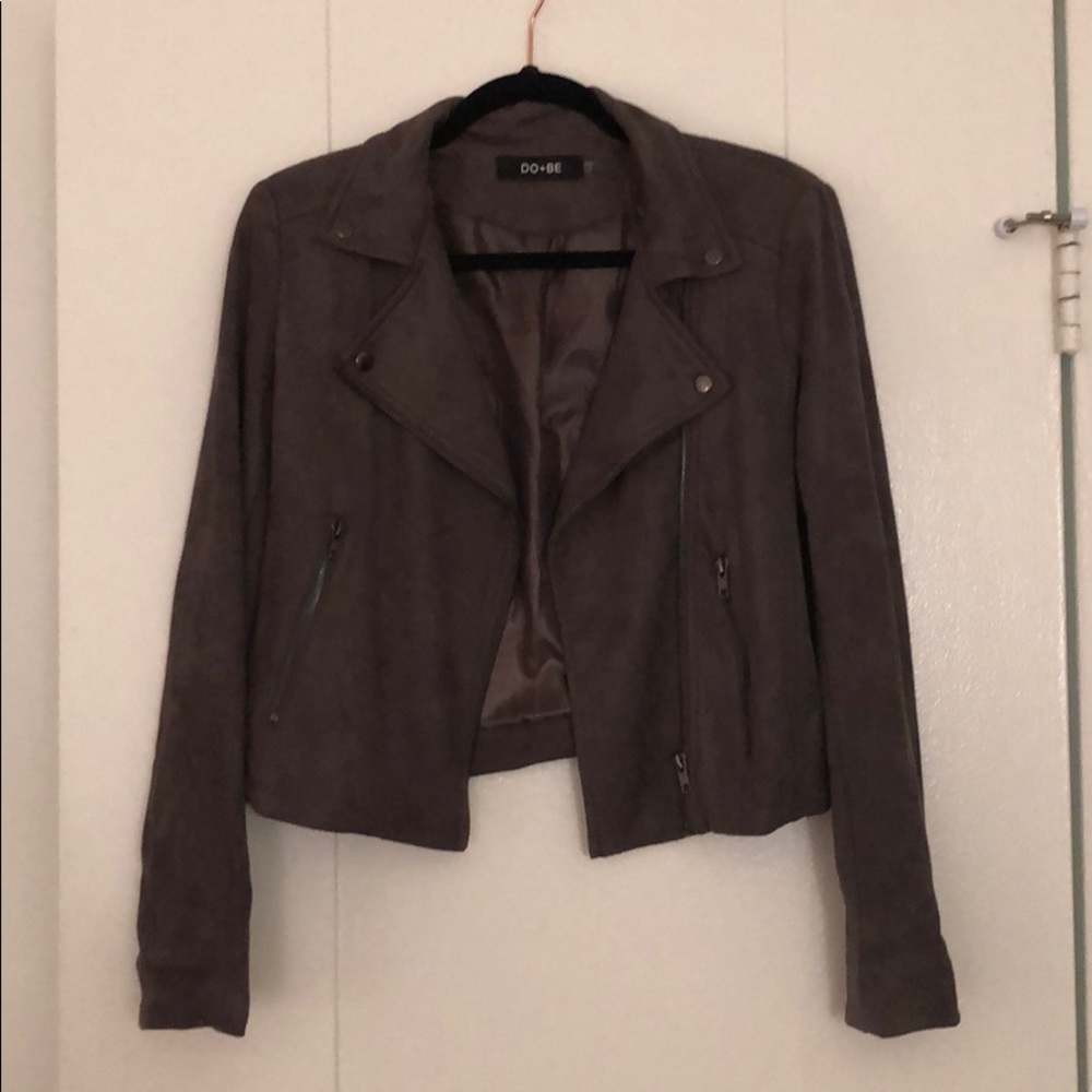 Taupe Suede Jacket